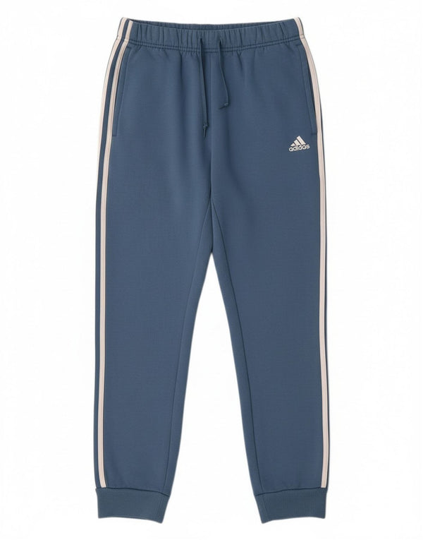 Pantaloni da tuta da uomo Adidas Joggers UK 38/40 Cotone blu medio