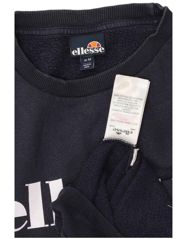 Felpa grafica da uomo Ellesse Maglione medio blu navy