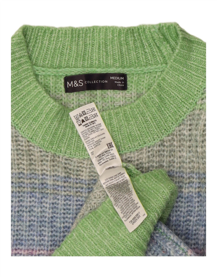 Maglione maglione girocollo da donna Marks & Spencer UK 14 medio multicolore