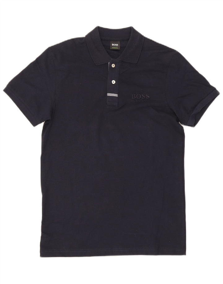 Polo da uomo Hugo Boss media blu navy