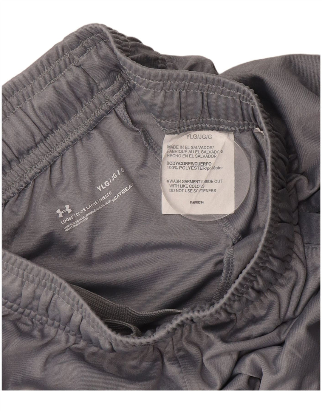 Pantaloncini sportivi UNDER ARMOUR da ragazzo Penn State Graphic 11-12 anni, grandi, grigi