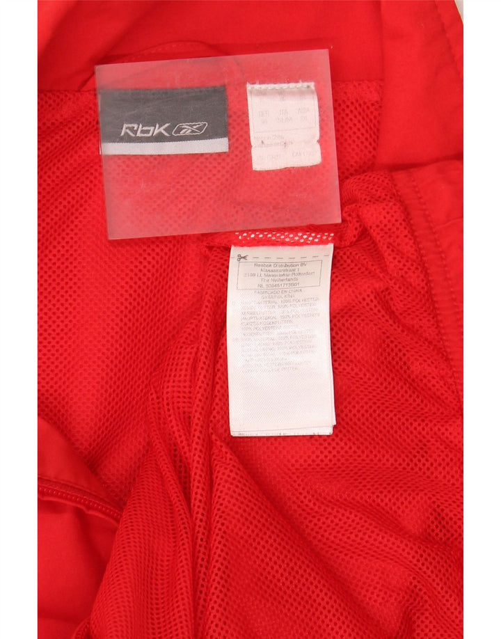 Giacca da ginnastica da uomo Reebok XL rossa in poliestere