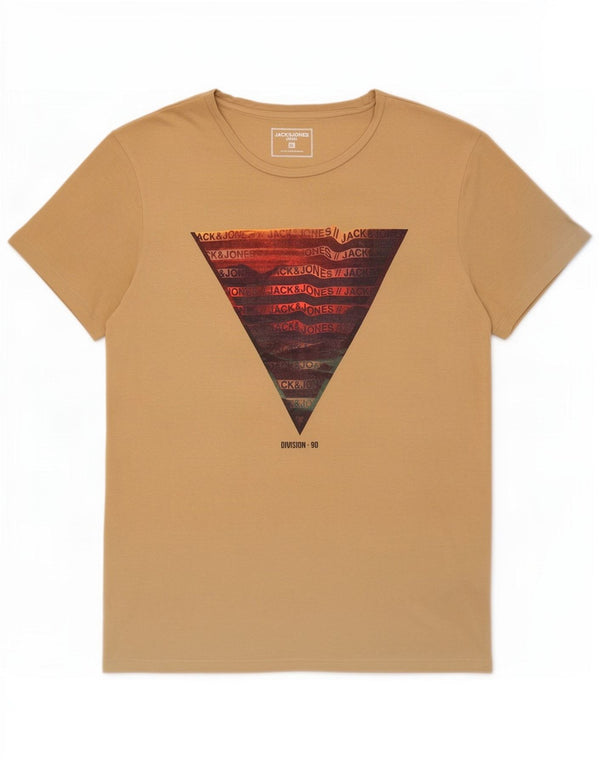 T-shirt grafica da uomo Jack & Jones Top XL Beige