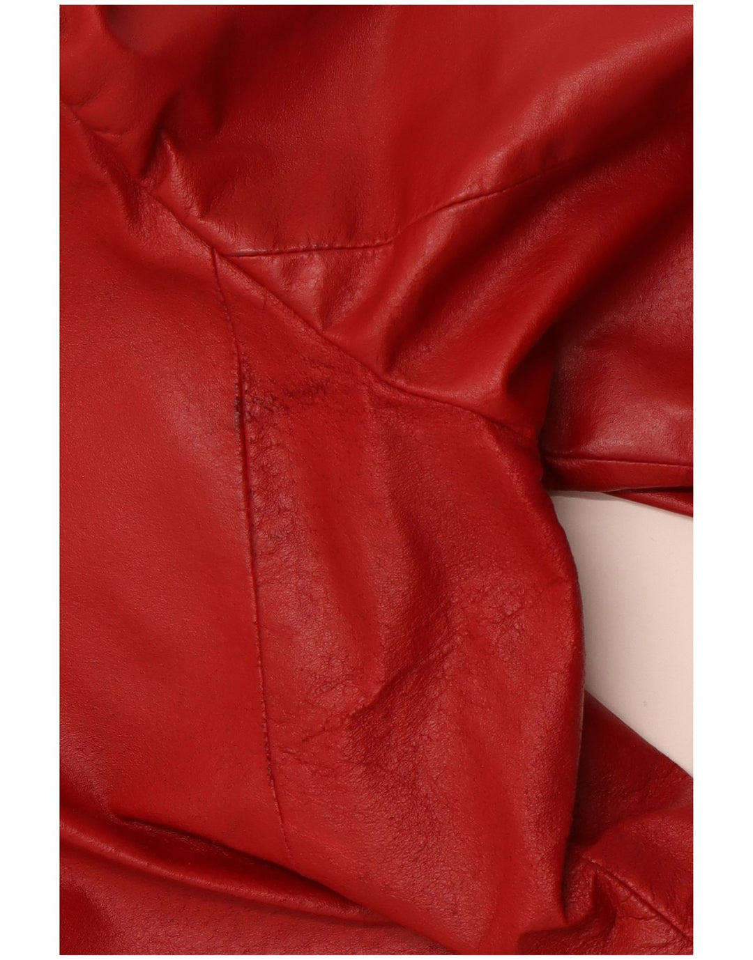 Giacca in Pelle Donna VINTAGE IT 42 Pelle Rossa Media