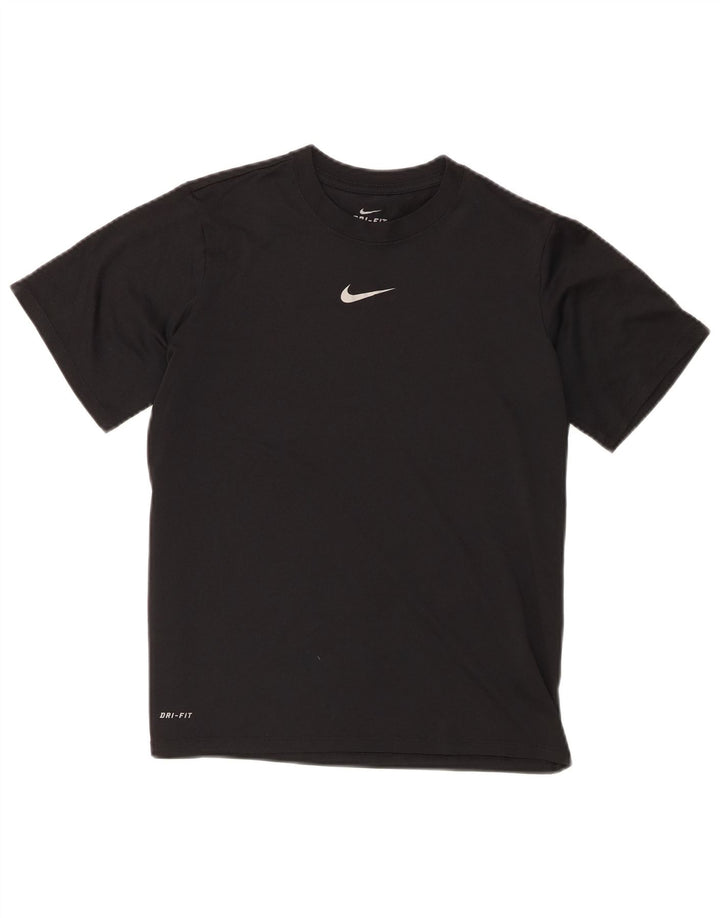 T-shirt da ragazzo Nike Dri Fit Top 12-13 anni Large nera in poliestere