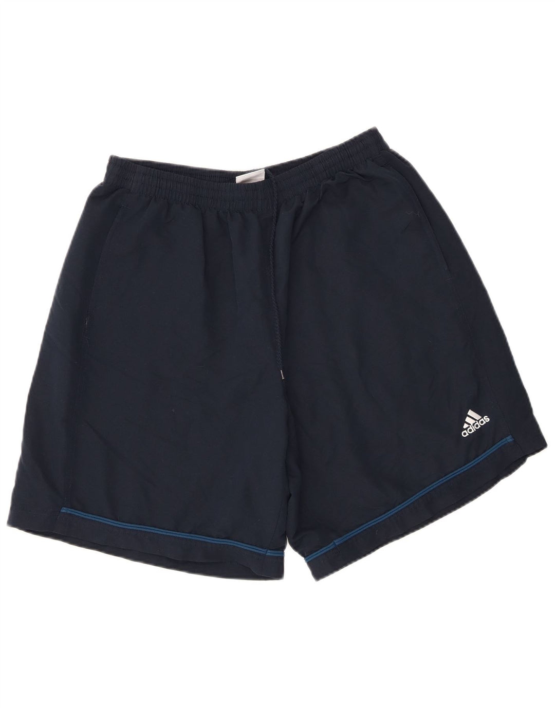 Pantaloncini sportivi da uomo Adidas Large blu navy in poliestere