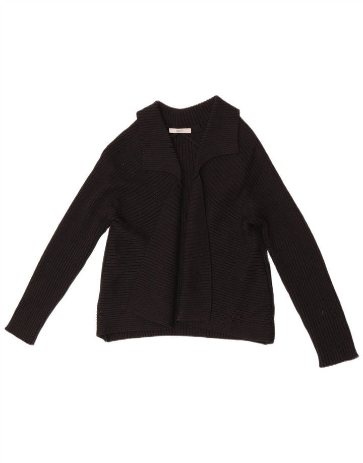 Maglione Bolero aperto da donna Marks & Spencer UK 12 medio acrilico nero