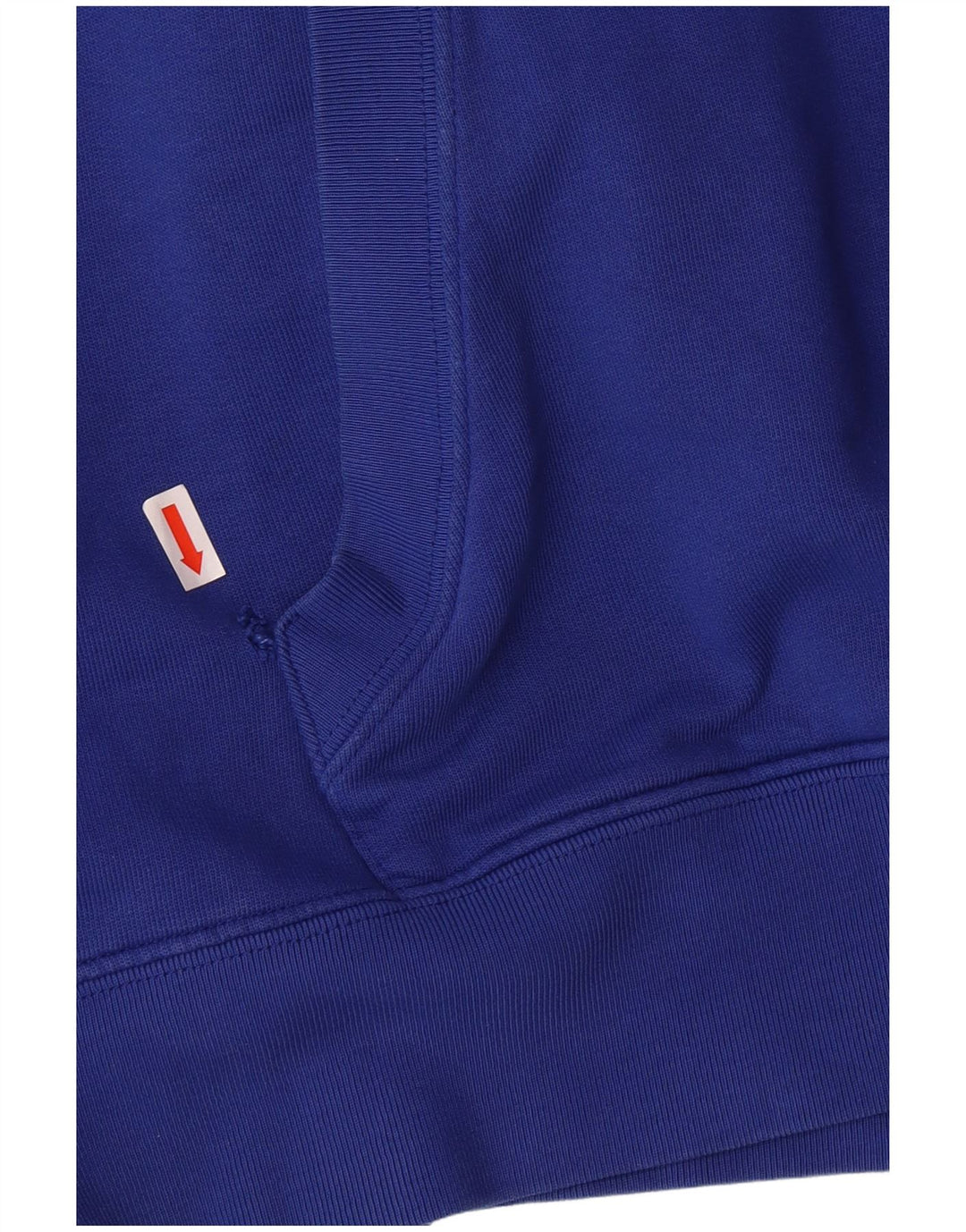 CONVERSE Felpa con cappuccio grafica da uomo grande in cotone blu