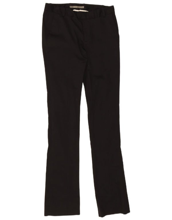 Pantaloni chino slim da donna Zara EU 36 XS W26 L33 cotone nero