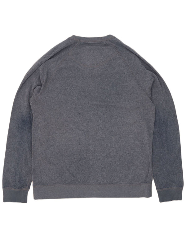 Levi's Mens Graphic Sweatshirt Jumper Large Blue Polyester