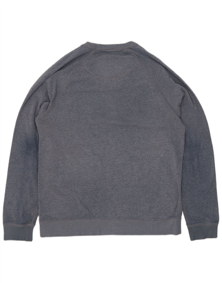 Levi's Felpa con grafica da uomo Maglione grande poliestere blu