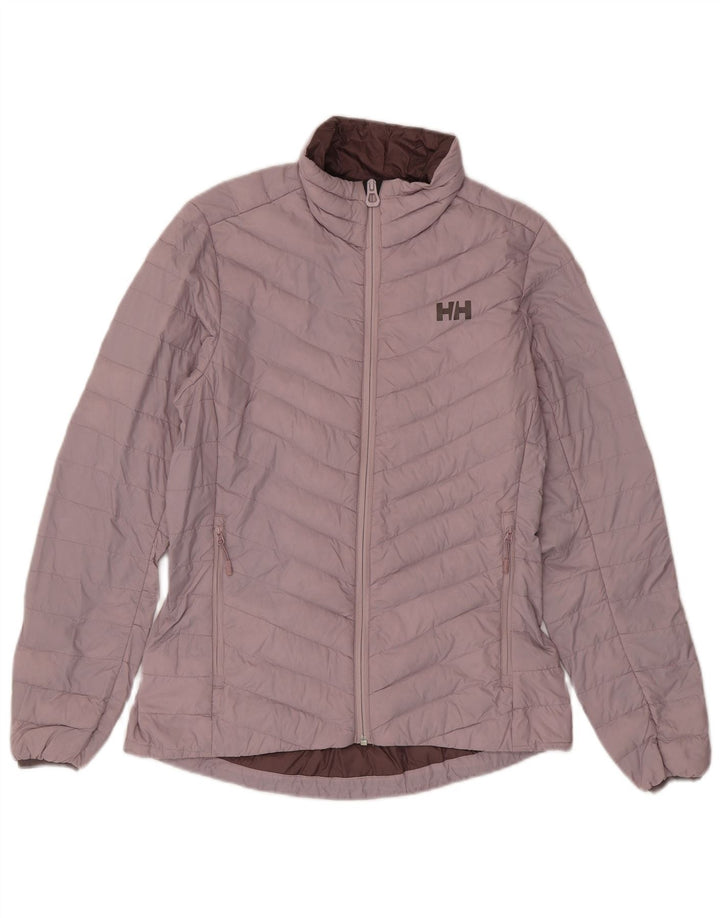 Giacca imbottita da donna Helly Hansen UK 10 Small Viola Poliammide