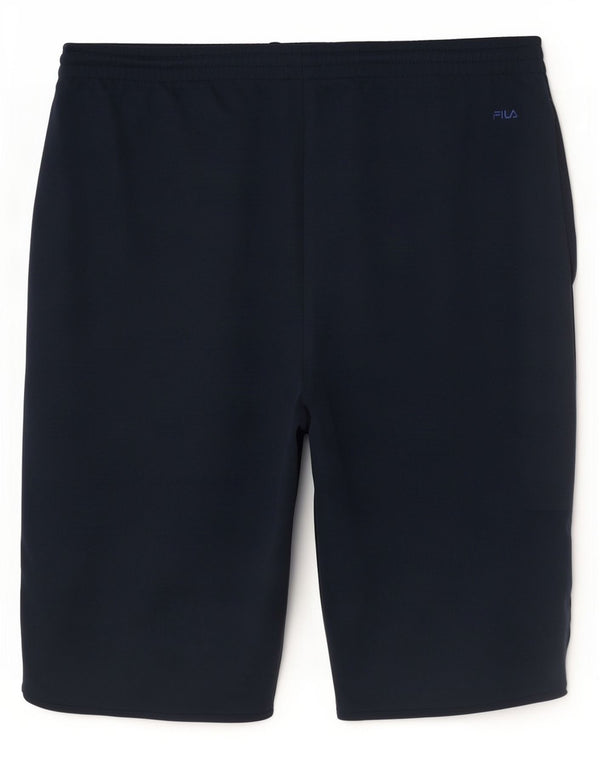 Pantaloncini sportivi grafici da uomo Fila IT 46/48 Small blu navy poliestere