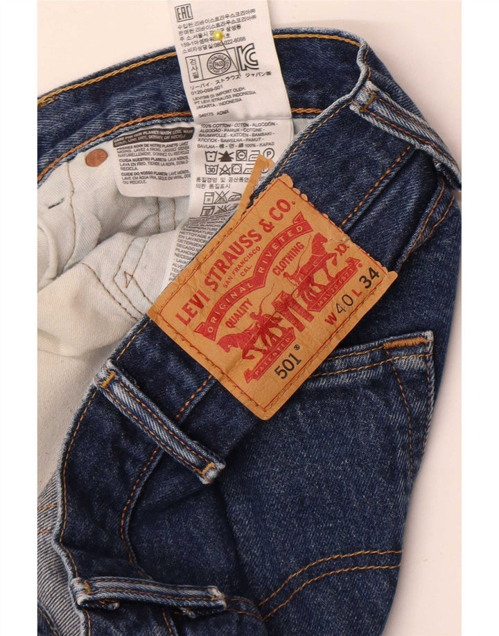 Levi's Uomo 501 Jeans dritti W40 L31 Cotone Blu