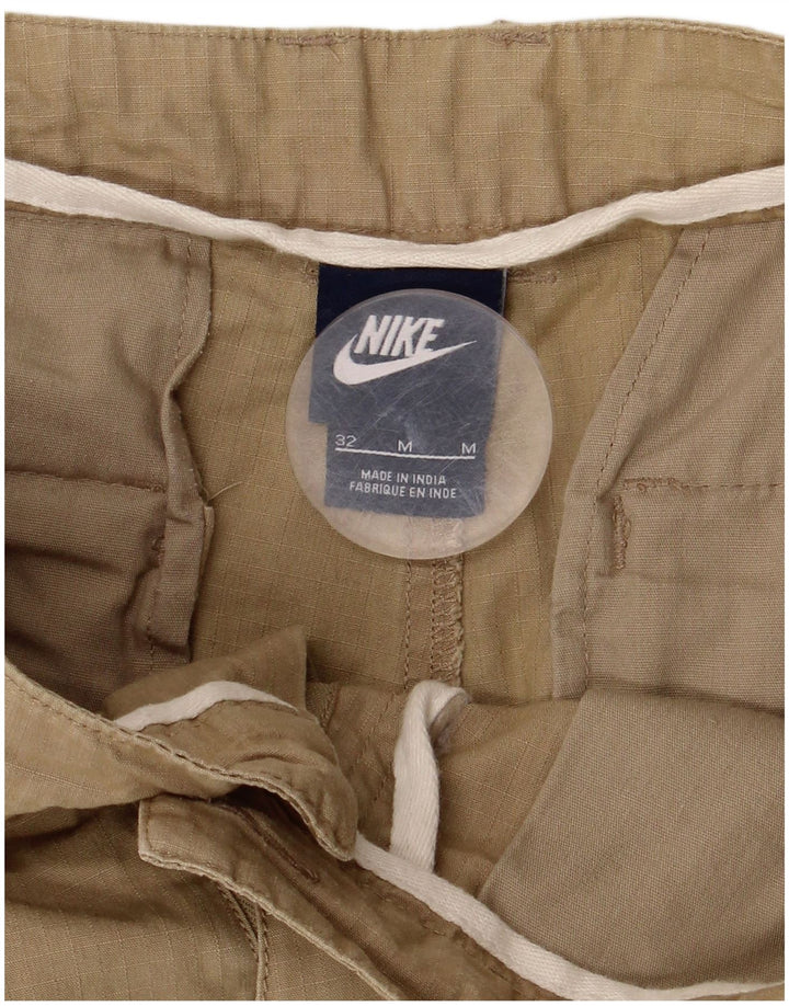 Pantaloncini cargo da uomo NIKE W32 beige medio