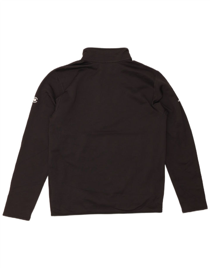 THE NORTH FACE Felpa da uomo con zip e collo maglione medio poliestere nero