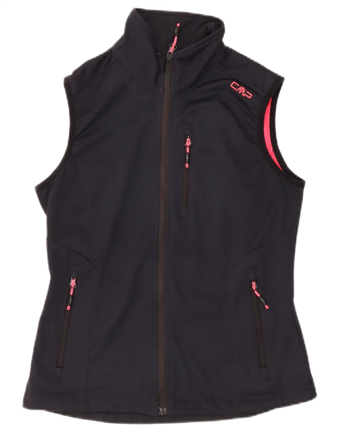 Giacca sportiva senza maniche da donna CMP UK 6 XS poliestere blu navy