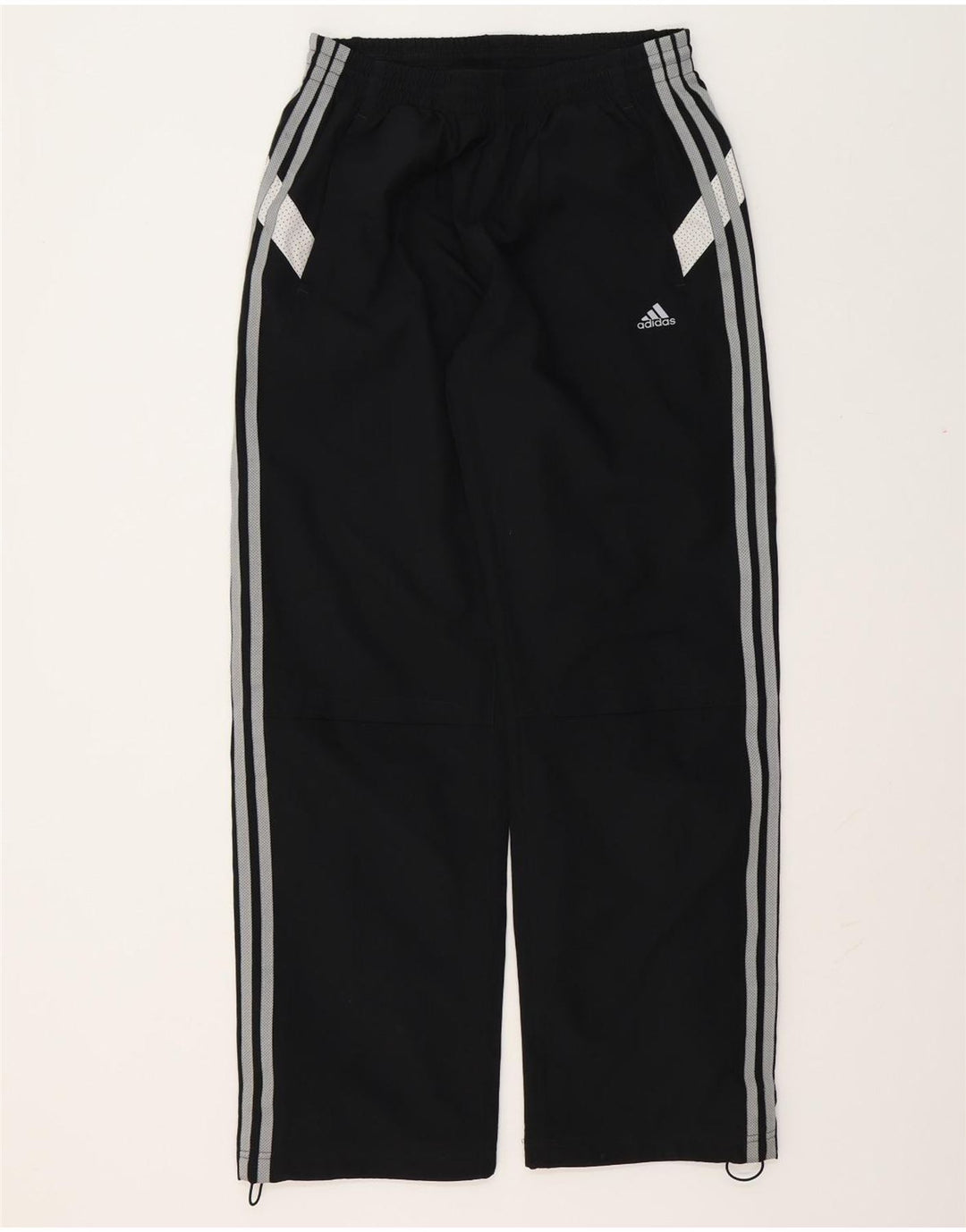 Pantaloni da tuta da uomo ADIDAS, poliestere color block medio nero