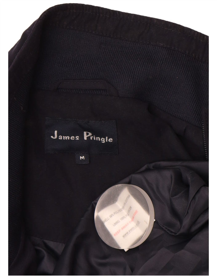 JAMES PRINGLE Giubbotto bomber da uomo UK 38 Medio poliestere blu navy