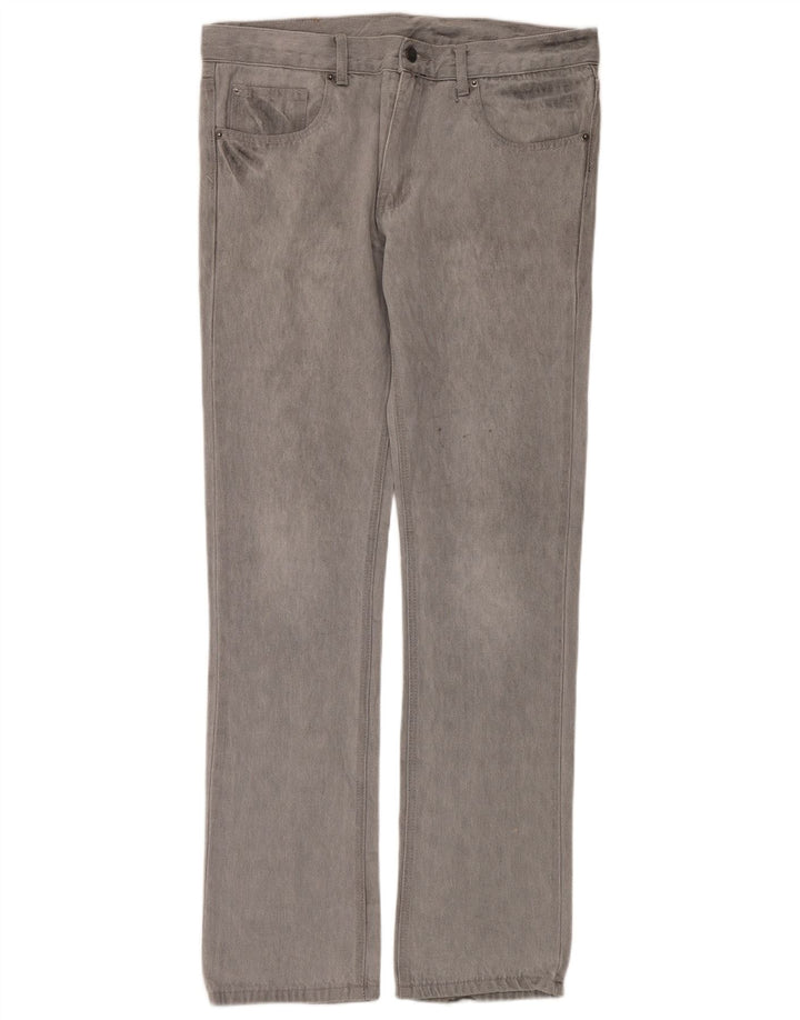 Jeans dritti da uomo economici Monday W33 L34 cotone grigio