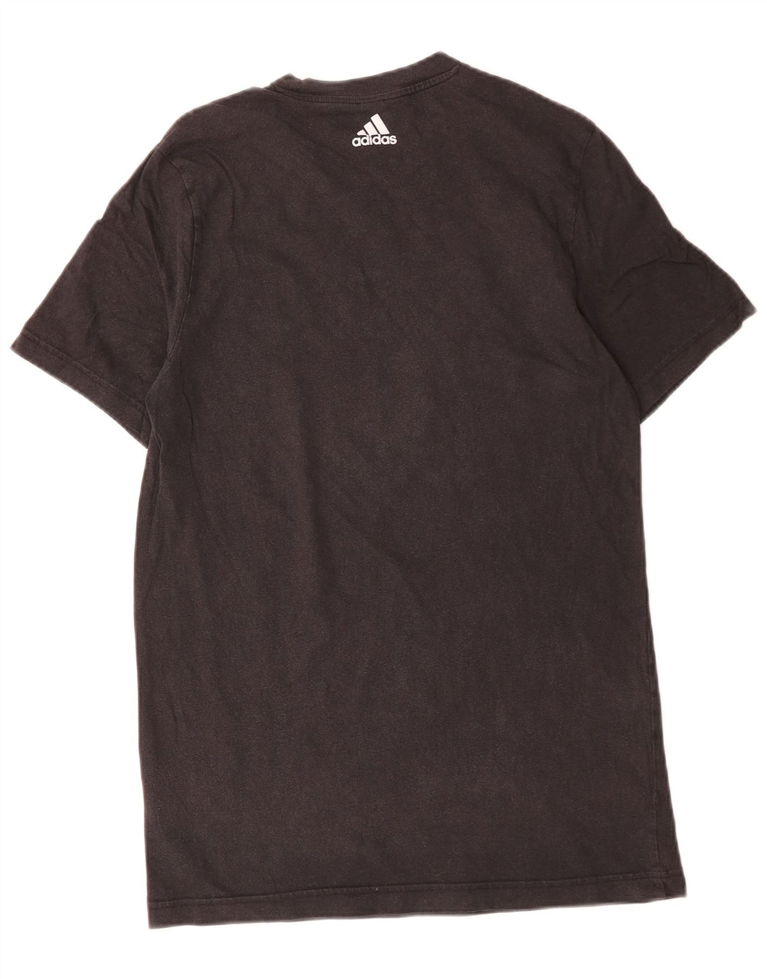 T-shirt grafica da uomo Adidas Top in cotone nero medio