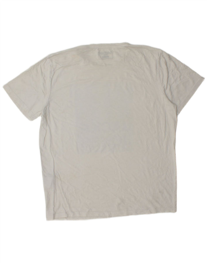 JACK & JONES T-shirt grafica da uomo vestibilità regolare XL in cotone bianco