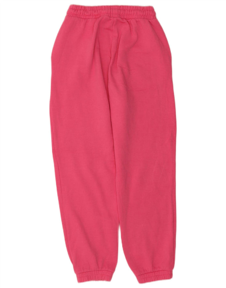 Pantaloni da tuta da donna Zara Joggers UK 8 Small Rosa Poliestere