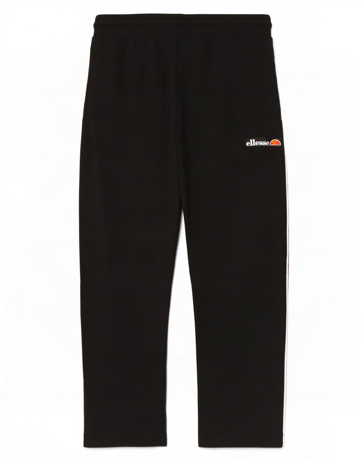 Pantaloni da tuta con grafica da uomo Ellesse, cotone color block medio nero