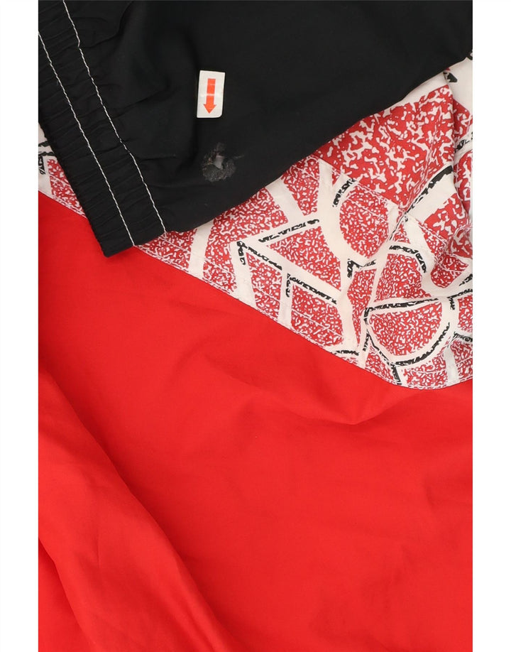 Giacca da tuta da uomo Ellesse 2XL Poliestere color block rosso