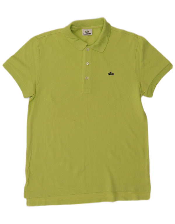 Polo da uomo LACOSTE taglia 5 grande in cotone verde