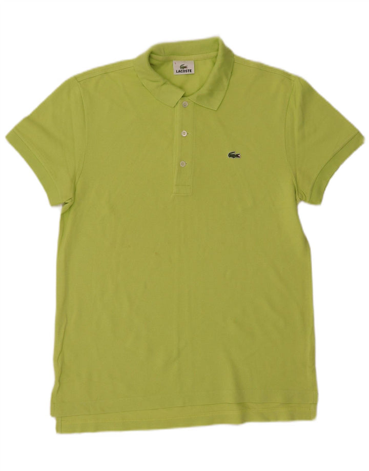 Polo da uomo LACOSTE taglia 5 grande in cotone verde