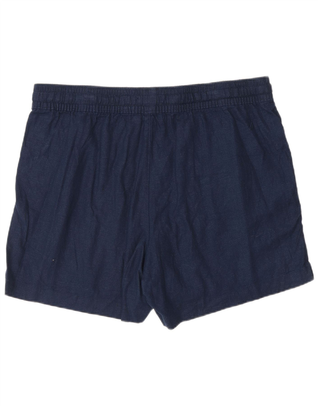 NAUTICA Pantaloncini chino da donna grandi W32 lino blu navy