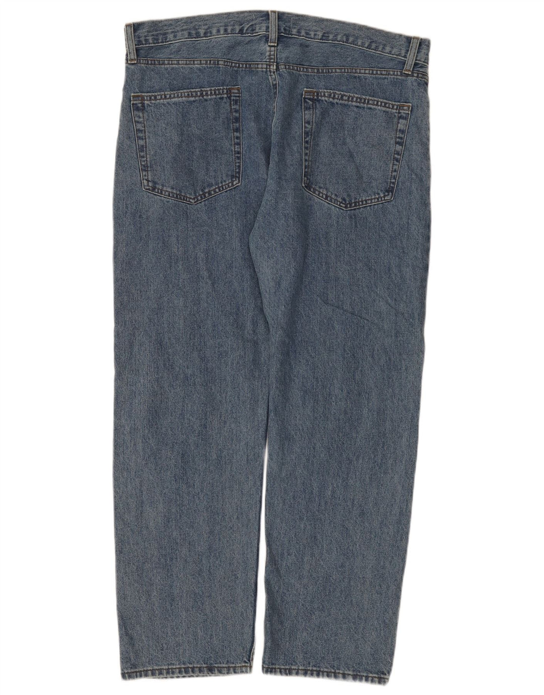 Jeans dritti da uomo Marks & Spencer W38 L29 cotone blu