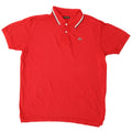 Polo da uomo NAPAPIJRI 2XL in cotone rosso