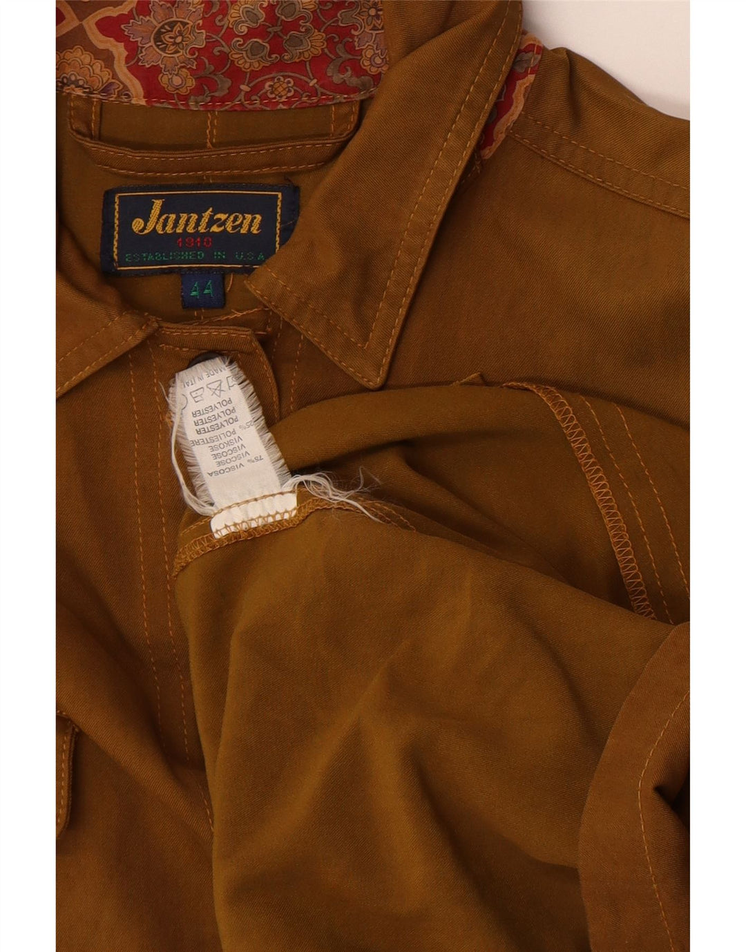 Giacca multiuso oversize da donna Jantzen IT 44 media viscosa kaki