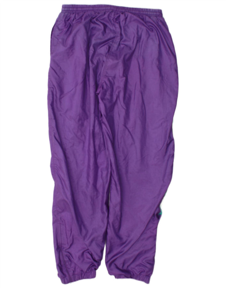Pantaloni da tuta da uomo attivi Joggers Large Viola geometrico in poliammide