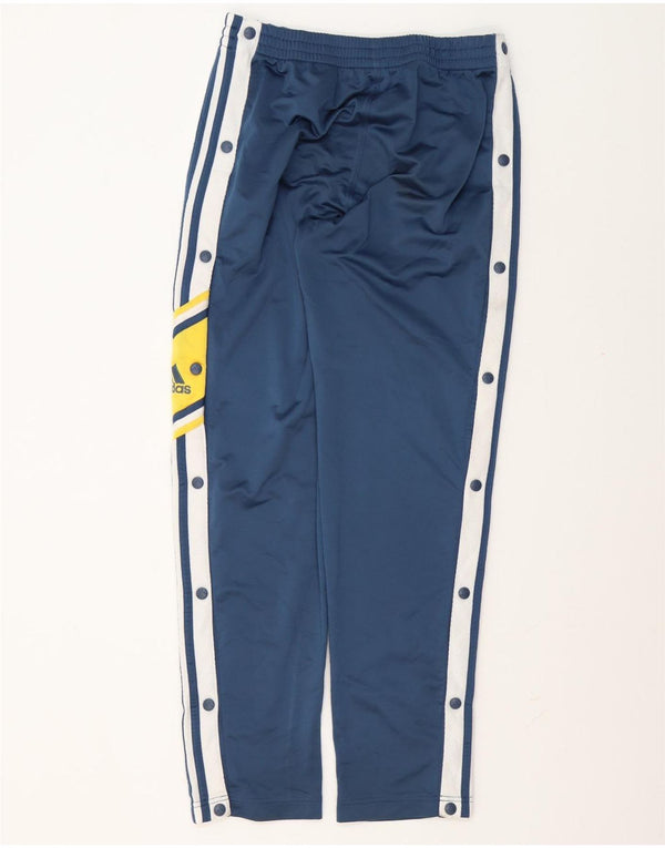 Pantaloni da tuta grafica da uomo Adidas UK 36/38 Small Blu Navy Colourblock