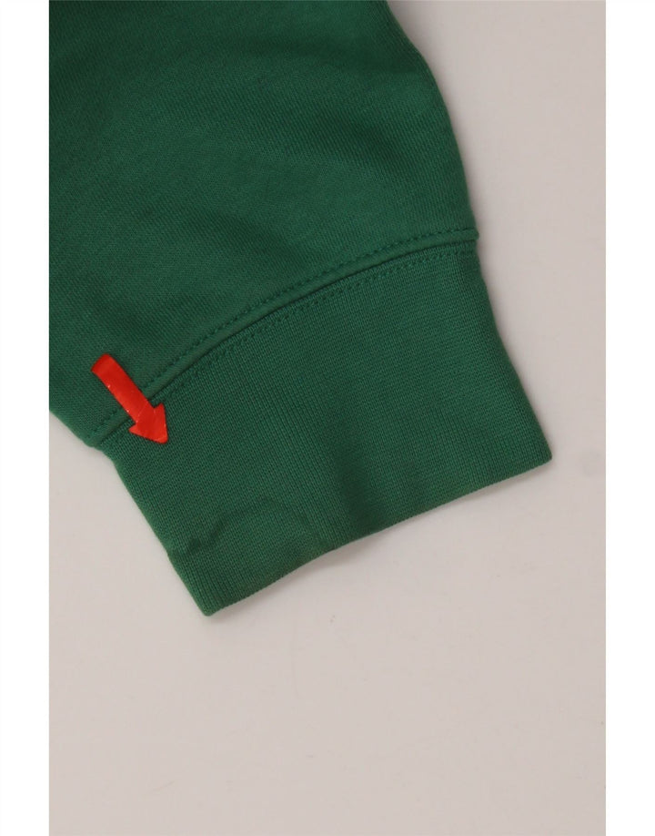 Felpa con cappuccio da uomo Nike in cotone verde medio