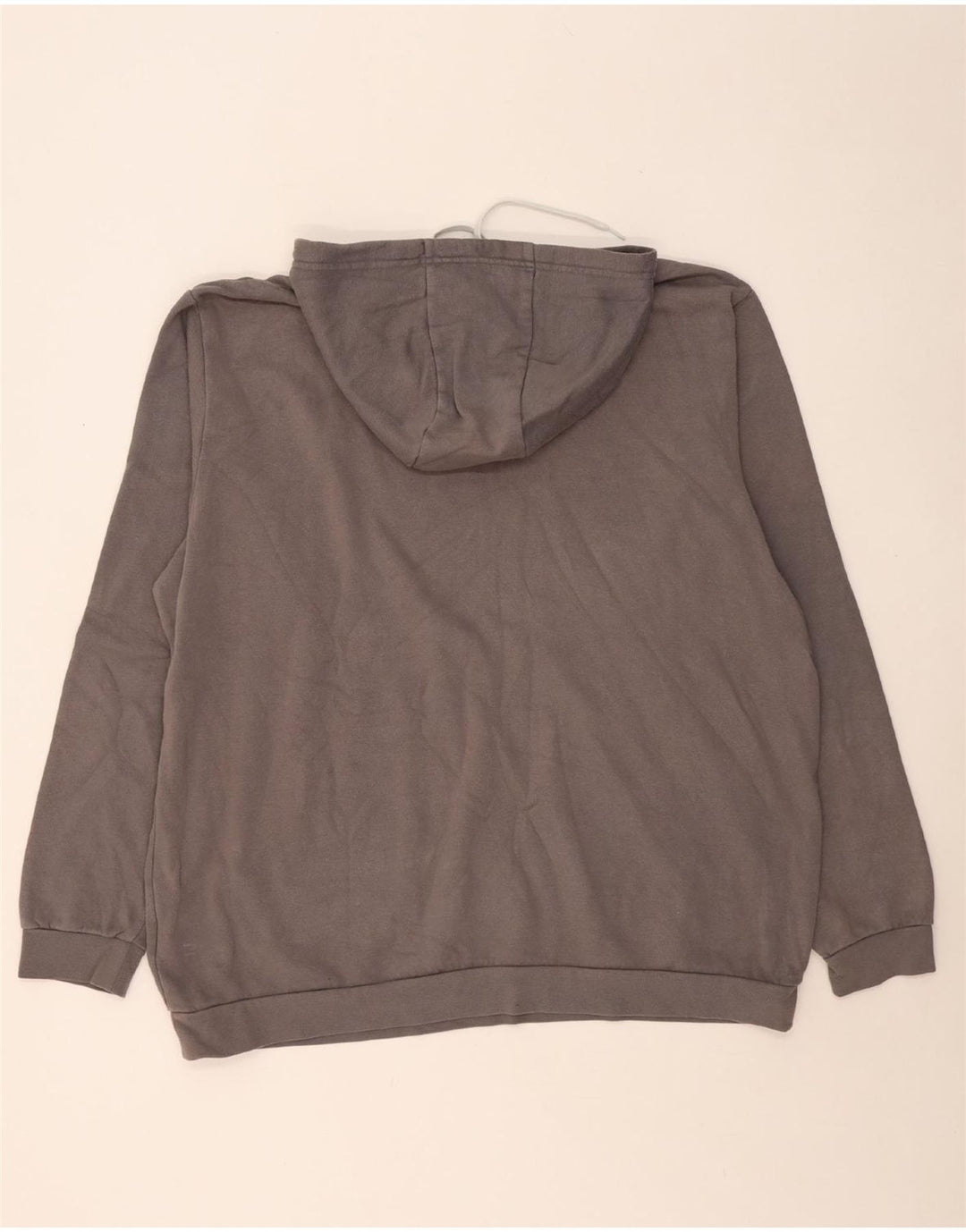 Felpa con cappuccio da uomo ADIDAS 2XL cotone grigio