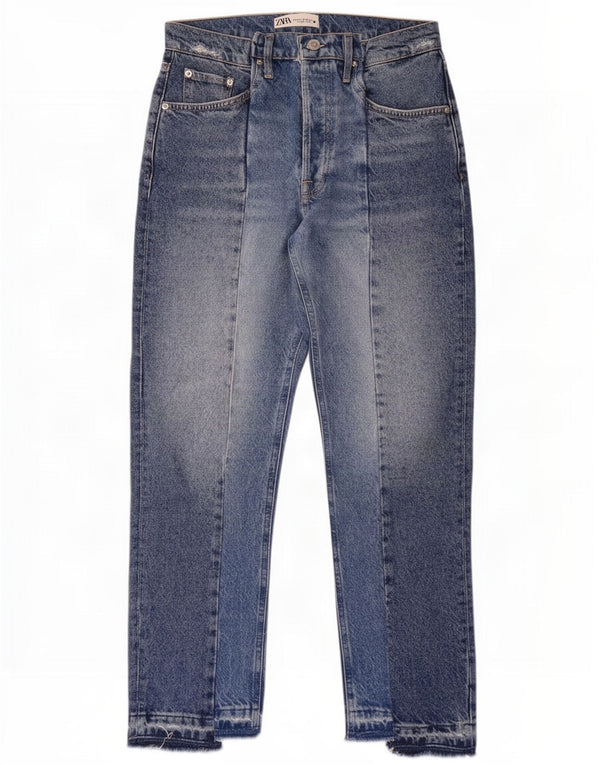 Jeans affusolati da donna Zara EU 38 piccoli W28 L27 blu