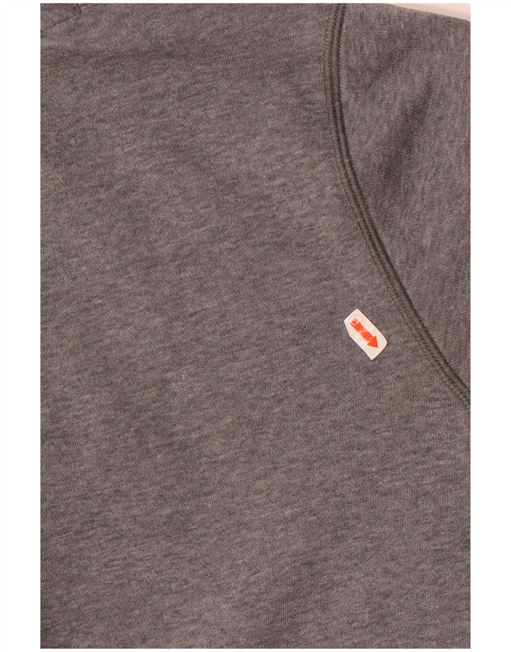 Felpa con cappuccio grafica da uomo Under Armour grande grigio screziato