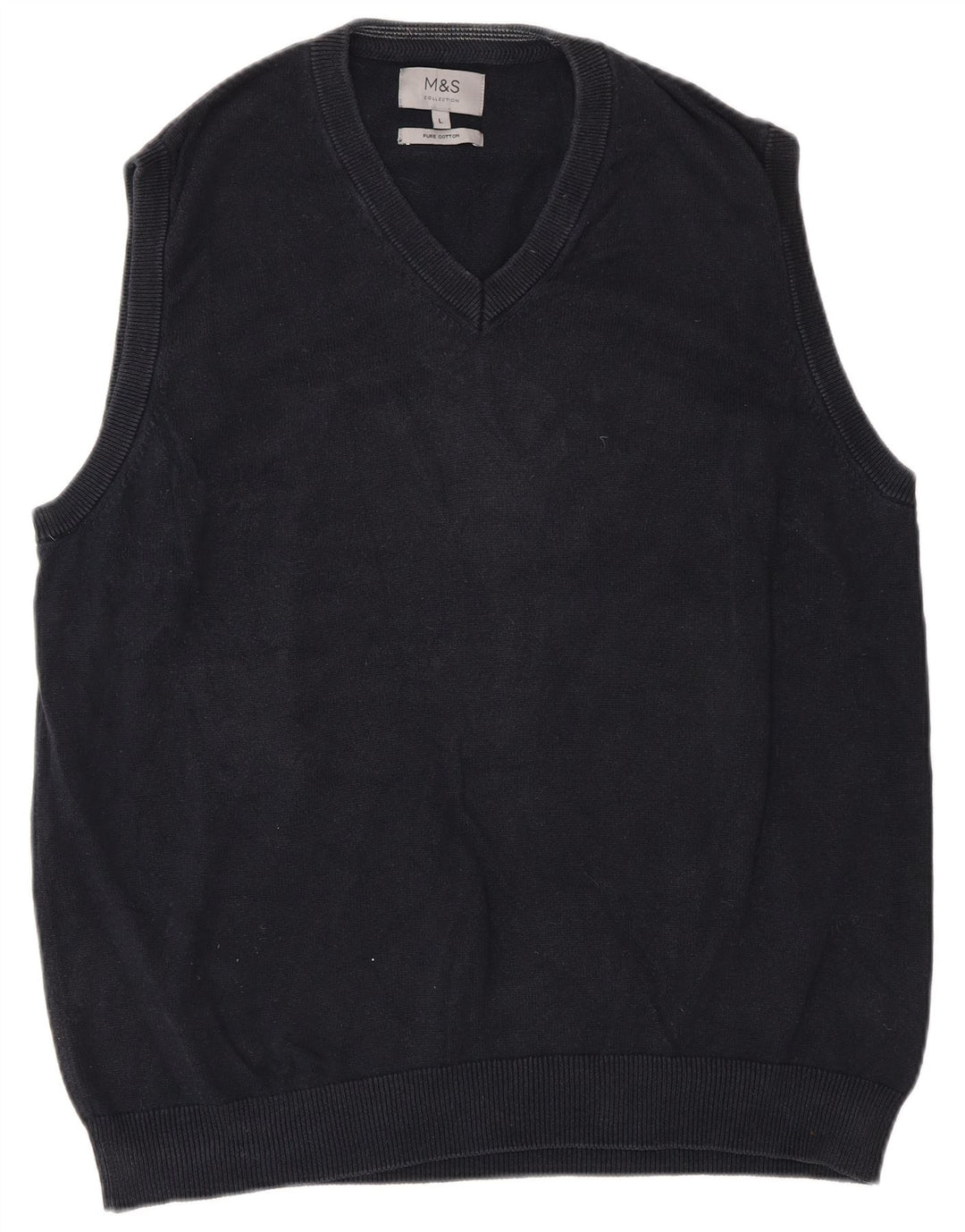 Canotta da uomo Marks & Spencer grande in cotone blu navy