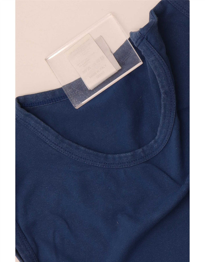 Canotta da uomo Adidas UK 36/38 piccolo cotone blu