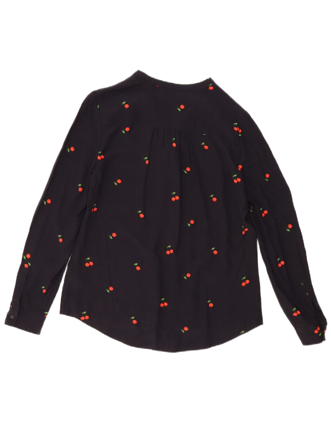 HOBBS Camicetta oversize a maniche lunghe da donna UK 10 Small Black Floral