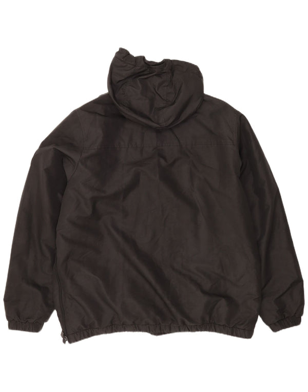 Giacca anorak con cappuccio grafico da uomo Ellesse UK 44 2XL poliestere nero