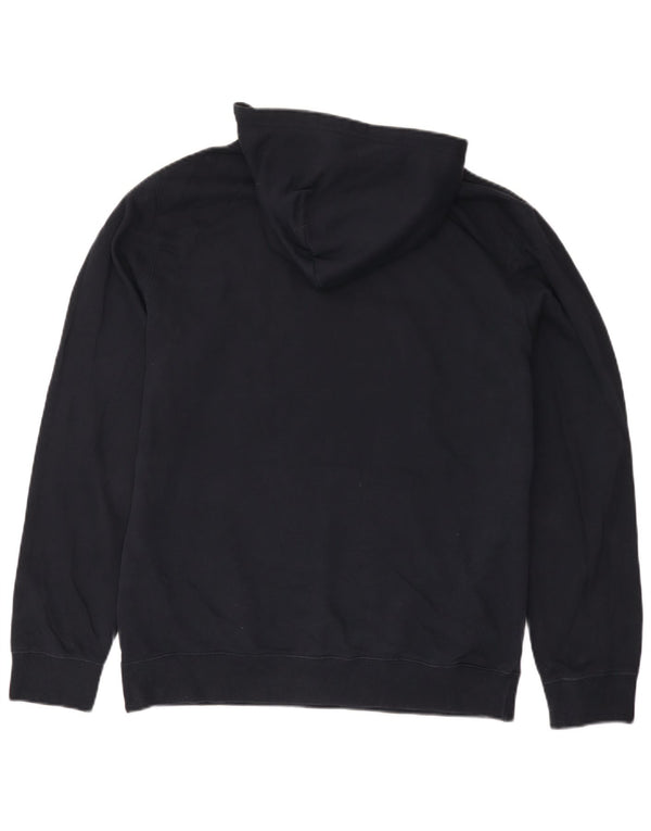 Felpa con cappuccio grafica da uomo Champion XL in cotone blu navy