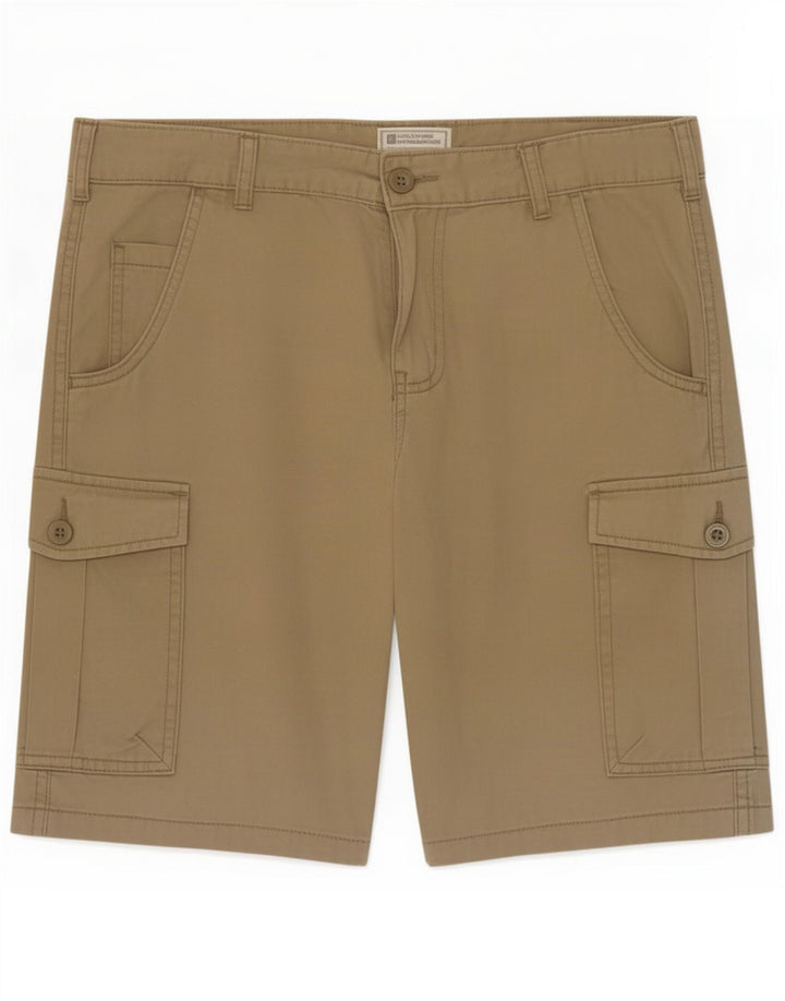 Pantaloncini cargo da uomo Mountain Warehouse medi W30 in cotone kaki