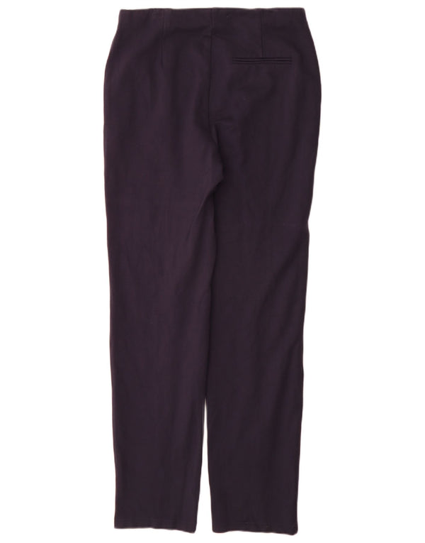 Pantaloni da abito da donna Marks & Spencer UK 12 medi W30 L31 Blu navy