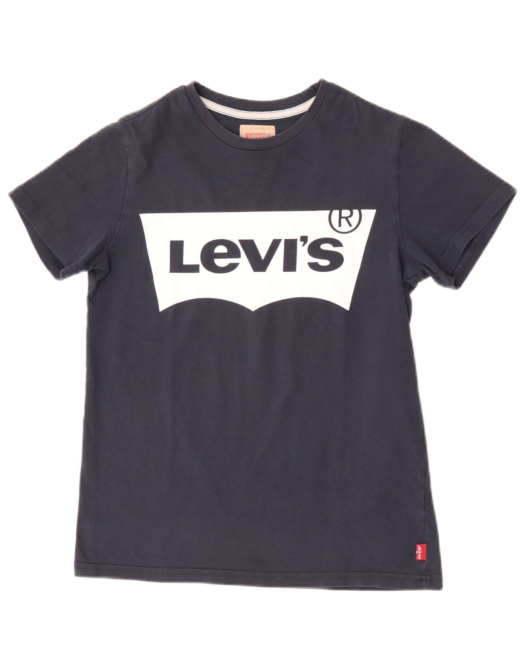 T-shirt grafica regolare da ragazzo Levi's Top 13-14 anni Logo blu navy
