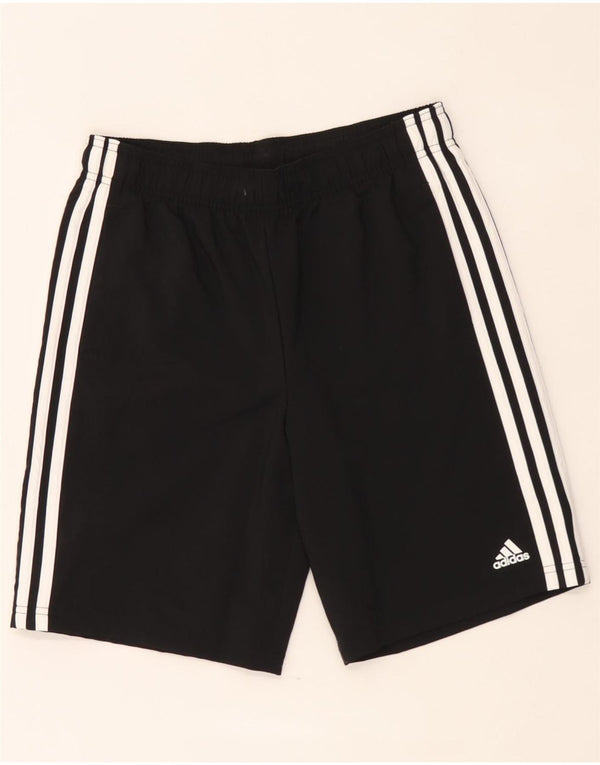 Pantaloncini sportivi Adidas da ragazzo 13-14 anni in poliestere nero